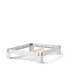 Tagedieb, 160 x 200 cm, Without headboard, FU (plywood, birch) white, Steel, powder coated, Without slatted base