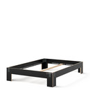 Tagedieb, 160 x 220 cm, Without headboard, FU (plywood, birch) black, Anthracite, Without slatted base