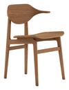 Bufala Dining Chair, Light smoked oak, Without seat cushion