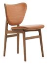 Elephant Dining Chair, Light smoked oak, Dunes leather cognac