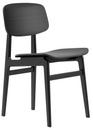 NY11 Dining Chair, Black lacquered oak