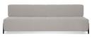 Daybe Sofa Bed, Without armrest, Brusvik 02 - warm light grey