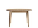 Expand Dining Table Circular, Light oiled oak, Without extension plates