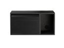 Hifive Wall Shelf, Hifive 75, Black painted oak