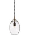 Unika Pendant Lamp, Large (H 20 x Ø 14 cm), Transparent