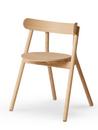 Oaki Dining Chair, Light oiled oak, Without seat pad