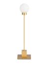 Snowball Table Lamp, Brass