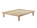 Kaya Bed, 180 x 200 cm (Large), Waxed oak