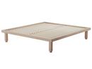 Kaya Bed, 200 x 200 cm (XLarge), Waxed oak with white pigment