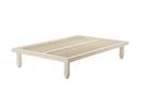 Kaya Bed, 160 x 200 cm (Medium), Waxed ash with white pigment