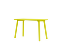 Meyer Color Dining Table, 120 x 60 cm, Sulfur yellow ash