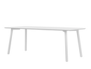 Meyer Color Dining Table, 200 x 92 cm, White ash