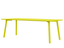 Meyer Color Dining Table, 220 x 92 cm, Sulfur yellow ash