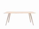 Meyer Dining Table, 160 x 92 cm, Waxed ash with white pigment