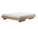 Zians Bed, 180 x 200 cm (Large), Without headboard, Waxed oak