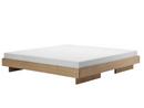 Zians Bed, 200 x 200 cm (XLarge), Without headboard, Waxed oak