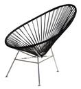 Acapulco Chair Stainless Steel, Without cushion