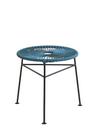 Centro Stool / Side Table, Petrol, Without tray