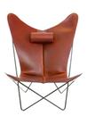 KS Chair, Cognac, Steel, black powder-coated