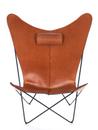 KS Chair, Hazelnut, Steel, black powder-coated