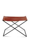 Ox Stool, Cognac, Steel, black powder-coated