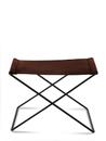 Ox Stool, Mocca, Steel, black powder-coated