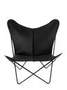 Trifolium Butterfly Chair, Black, Steel, black powder-coated
