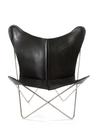 Trifolium Butterfly Chair, Black, Stainless steel