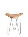 Trifolium Stool, Nature, Stainless steel