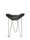 Trifolium Stool, Black, Stainless steel