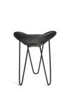 Trifolium Stool, Black, Steel, black powder-coated