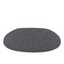 Seat Pad for Eames Side Chairs, With upholstery, Anthracite melange