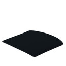 Seat Pad for S 43 / S 43 F, With upholstery, Black