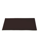 Seat Pad for Ulmer Hocker, With upholstery, Chocolate