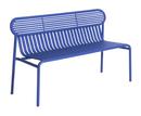 Week-End Bench, With backrest, Blue