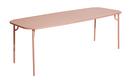 Week-End Table, L (220 x 85 cm), Blush