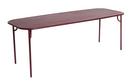 Week-End Table, L (220 x 85 cm), Burgundy