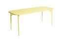 Week-End Table, M (180 x 85 cm), Yellow