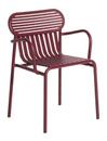 Week-End Chair, With armrests, Burgundy