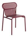 Week-End Chair, Without armrests, Burgundy