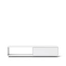 Flow Q Lowboard, 160 cm, 33,6 cm (drawer), White