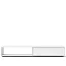 Flow Q Lowboard, 200 cm, 33,6 cm (drawer), White