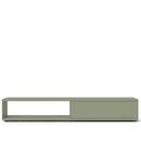 Flow Q Lowboard, 200 cm, 33,6 cm (drawer), Green