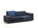 Polder Compact, Without Ottoman, Right armrest, Fabric mix night blue