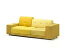 Polder Compact, Without Ottoman, Right armrest, Fabric mix golden yellow