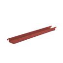 Cable Trough for Eiermann Table Frames, For table frame 110 cm (Eiermann 1), Oxide red