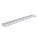 Cable Trough for Eiermann Table Frames, For table frame 135 cm (Eiermann 2), Silver