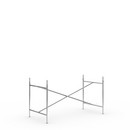 Eiermann 2 Table Frame , Chrome, Vertical,  centred, 135 x 66 cm, With extension (height 72-85 cm)