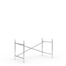 Eiermann 2 Table Frame , Chrome, Vertical,  offset, 135 x 66 cm, With extension (height 72-85 cm)