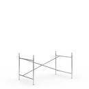 Eiermann 2 Table Frame , Chrome, Vertical,  offset, 135 x 78 cm, With extension (height 72-85 cm)